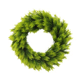 Artificial Xmas Wreath Christmas Winter Wreath for Indoor Outdoor Decoration green