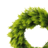 Artificial Xmas Wreath Christmas Winter Wreath for Indoor Outdoor Decoration green