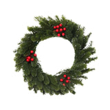 Artificial Xmas Wreath Christmas Winter Wreath for Indoor Outdoor Decoration green red