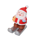 Christmas Cell Phone Stand Craft Statue for Decoration Bedroom Window Sill Bear