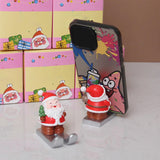 Christmas Cell Phone Stand Craft Statue for Decoration Bedroom Window Sill Bear