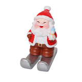 Christmas Cell Phone Stand Craft Statue for Decoration Bedroom Window Sill Snowman