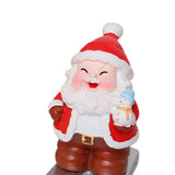 Christmas Cell Phone Stand Craft Statue for Decoration Bedroom Window Sill Snowman