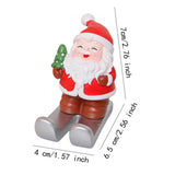 Christmas Cell Phone Stand Craft Statue for Decoration Bedroom Window Sill Christmas tree