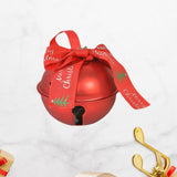 Christmas Bell Pendant Gift 3 inch Christmas Bell for Car Interior Door Wall red