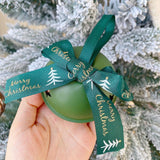 Christmas Bell Pendant Gift 3 inch Christmas Bell for Car Interior Door Wall green