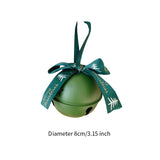 Christmas Bell Pendant Gift 3 inch Christmas Bell for Car Interior Door Wall green