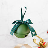 Christmas Bell Pendant Gift 3 inch Christmas Bell for Car Interior Door Wall green