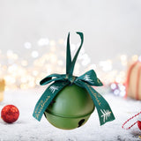 Christmas Bell Pendant Gift 3 inch Christmas Bell for Car Interior Door Wall green