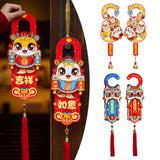 6x Door Hanger Signs Bedroom Chinese New Year 2025 Snake Hanging Decorations