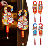 6x Door Hanger Signs Bedroom Chinese New Year 2025 Snake Hanging Decorations