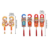 6x Door Hanger Signs Bedroom Chinese New Year 2025 Snake Hanging Decorations