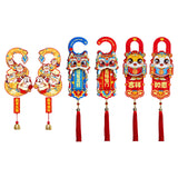 6x Door Hanger Signs Bedroom Chinese New Year 2025 Snake Hanging Decorations