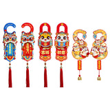 6x Door Hanger Signs Bedroom Chinese New Year 2025 Snake Hanging Decorations