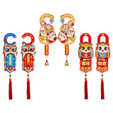 6x Door Hanger Signs Bedroom Chinese New Year 2025 Snake Hanging Decorations