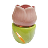 Essential Oil Burner Practical Candle Tealight Holder for Party Office Decor Pink