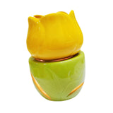 Essential Oil Burner Practical Candle Tealight Holder for Party Office Decor Yellow