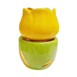 Essential Oil Burner Practical Candle Tealight Holder for Party Office Decor Yellow