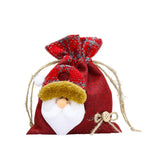 Christmas Drawstring Gift Bag Red for Family Gatherings Supplies Party Favor S  old man