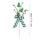 Christmas Tree Pick Xmas Tree Decor for Themed Parties Festive Design Green