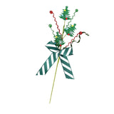 Christmas Tree Pick Xmas Tree Decor for Themed Parties Festive Design Green