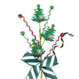 Christmas Tree Pick Xmas Tree Decor for Themed Parties Festive Design Green