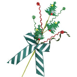 Christmas Tree Pick Xmas Tree Decor for Themed Parties Festive Design Green