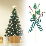 Christmas Tree Pick Xmas Tree Decor for Themed Parties Festive Design Green