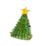 Glass Christmas Tree Ornament for Decorating Holiday Atmosphere Fireplace light green