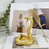 Snake Statue Decorative Collection Accessory Versatile Small Snake Sculpture