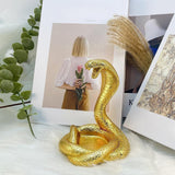 Snake Statue Decorative Collection Accessory Versatile Small Snake Sculpture