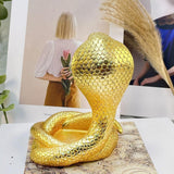 Snake Statue Decorative Collection Accessory Versatile Small Snake Sculpture