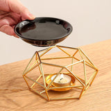 Essential Oil Burner Diffuser Metal Stand for Yoga Room Versatile Decorative