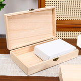 2x Wooden Storage Box for Pantry Organizer Storage Closet Kitchen Countertop