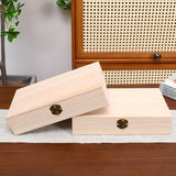 2x Wooden Storage Box for Pantry Organizer Storage Closet Kitchen Countertop