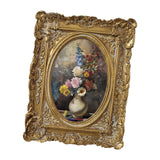 Vintage Picture Frame Resin Photo Display Holder for Tabletop Hallway Office