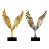 Eagle Statue Centerpiece Collectible Tabletop Ornament for Home Office Shelf Golden