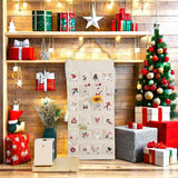 Christmas Advent Calendar Hanging Storage Bag for Office Bedroom Living Room