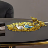 Resin Bird Storage Tray Adornment Table Centerpiece for Cabinet Keys Bedroom