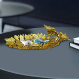 Resin Bird Storage Tray Adornment Table Centerpiece for Cabinet Keys Bedroom