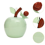 Fruit Statue Artwork Collection Glass Figurine for Housewarming Desk Cabinet Apple