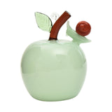 Fruit Statue Artwork Collection Glass Figurine for Housewarming Desk Cabinet Apple