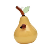 Fruit Statue Artwork Collection Glass Figurine for Housewarming Desk Cabinet Pear