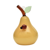 Fruit Statue Artwork Collection Glass Figurine for Housewarming Desk Cabinet Pear