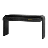 TREXM Console Table with Open Style, Two Top Drawers