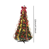 Christmas Pull Up Trees Collapsible Xmas Tree for Decorating Holiday Outside 3.9 ft