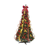 Christmas Pull Up Trees Collapsible Xmas Tree for Decorating Holiday Outside 3.9 ft