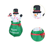 4 ft Christmas Inflatable Snowman EU Plug Blow up for Outside Decor New Year