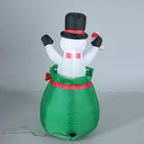 4 ft Christmas Inflatable Snowman EU Plug Blow up for Outside Decor New Year