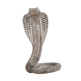 Snake Statue Display Snake Toy Figurine for Living Room Indoor Outdoor Shelf Brown